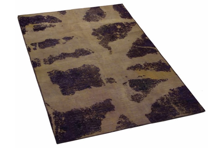 Käsinsolmittu Persialainen matto 133x205 cm Vintage - Beige / Violetti - Kodintekstiilit & matot - Matto - Itämainen matto - Persialainen matto