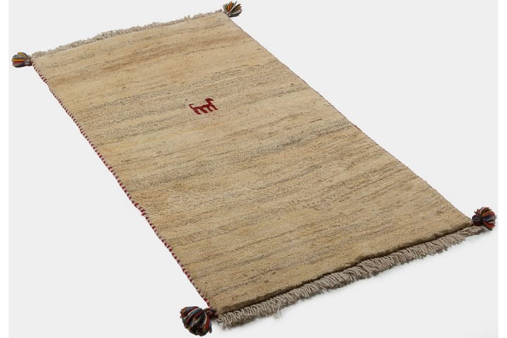 Käsinsolmittu Persialainen Villamatto 68x126 cm Kelim - Beige - Kodintekstiilit & matot - Matto - Itämainen matto - Persialainen matto