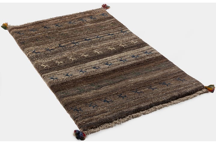 Käsinsolmittu Persialainen Matto 78x126 cm Gabbeh Shiraz - Monivärinen - Kodintekstiilit & matot - Matto - Itämainen matto - Persialainen matto