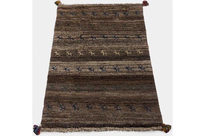 Käsinsolmittu Persialainen Matto 78x126 cm Gabbeh Shiraz - Monivärinen - Kodintekstiilit & matot - Matto - Itämainen matto - Persialainen matto