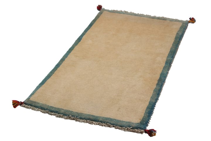 Käsinsolmittu Persialainen Matto 75x143 cm Gabbeh Shiraz - Beige/Sininen - Kodintekstiilit & matot - Matto - Itämainen matto - Persialainen matto