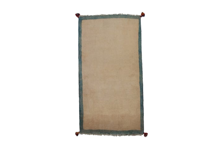 Käsinsolmittu Persialainen Matto 75x143 cm Gabbeh Shiraz - Beige/Sininen - Kodintekstiilit & matot - Matto - Itämainen matto - Persialainen matto