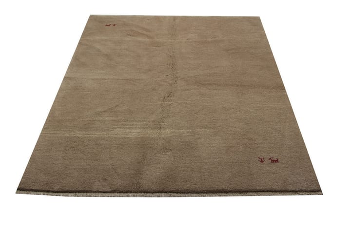 Käsinsolmittu Persialainen Villamatto 177x230 cm Gabbeh Shir - Beige - Kodintekstiilit & matot - Matto - Itämainen matto - Persialainen matto