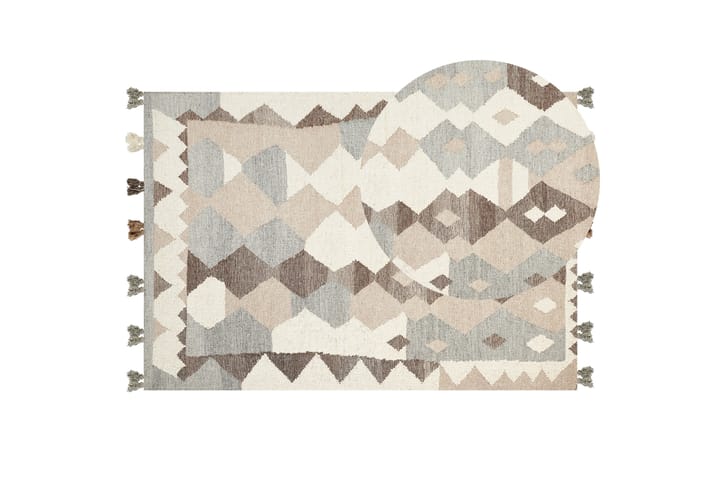 Kelimmatto Aralez 160x230 cm - Beige - Kodintekstiilit & matot - Matto - Itämainen matto - Kelim-matto