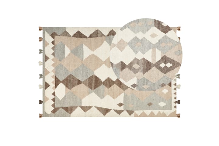 Kelimmatto Aralez 200x300 cm - Beige - Kelim-matto