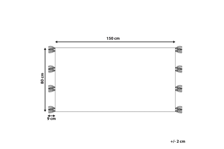 Kelimmatto Aralez 80x150 cm - Beige - Kodintekstiilit & matot - Matto - Itämainen matto - Kelim-matto