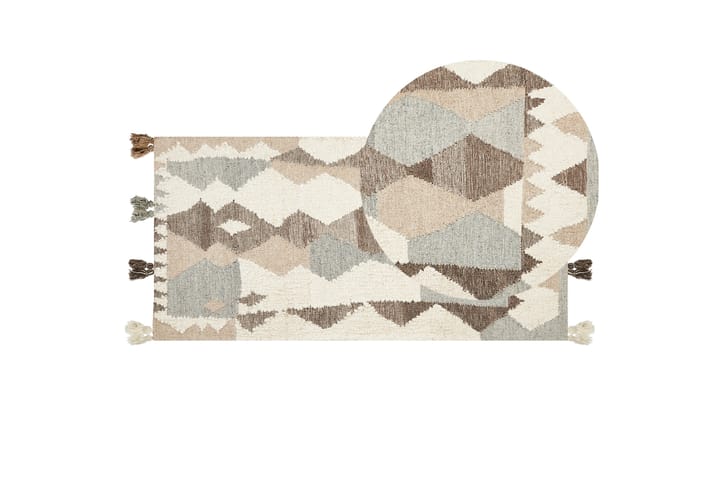 Kelimmatto Aralez 80x150 cm - Beige - Kodintekstiilit & matot - Matto - Itämainen matto - Kelim-matto