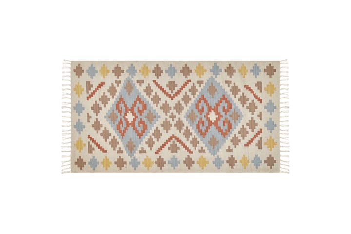 Kelimmatto Atan 80x150 cm - Beige - Kodintekstiilit & matot - Matto - Itämainen matto - Kelim-matto