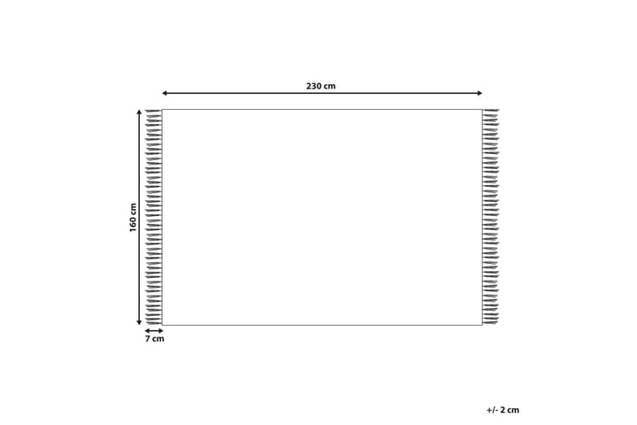 Kelimmatto Garni 160x230 cm - Punainen - Kodintekstiilit & matot - Matto - Itämainen matto - Kelim-matto