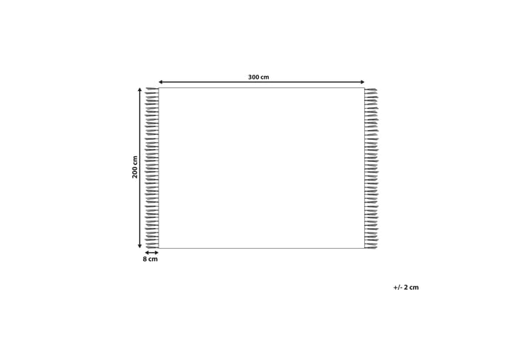 Kelimmatto Niavan 200x300 cm - Beige - Kelim-matto