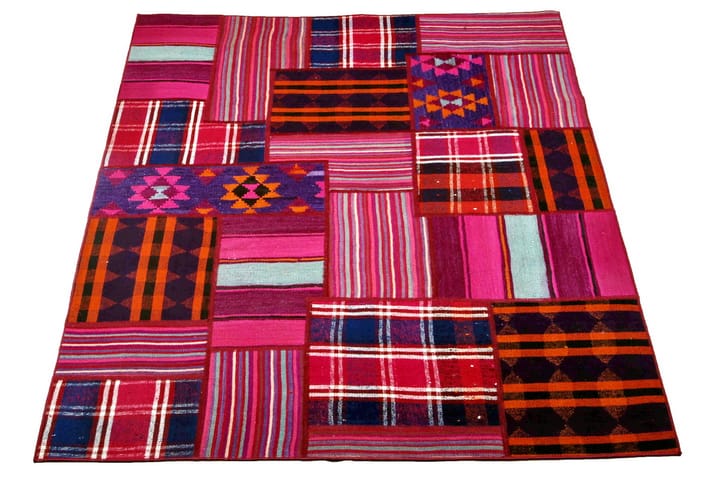 Käsinsolmittu Persialainen matto 153x207 cm Kelim - Monivärinen - Kodintekstiilit & matot - Matto - Itämainen matto - Patchwork-matto