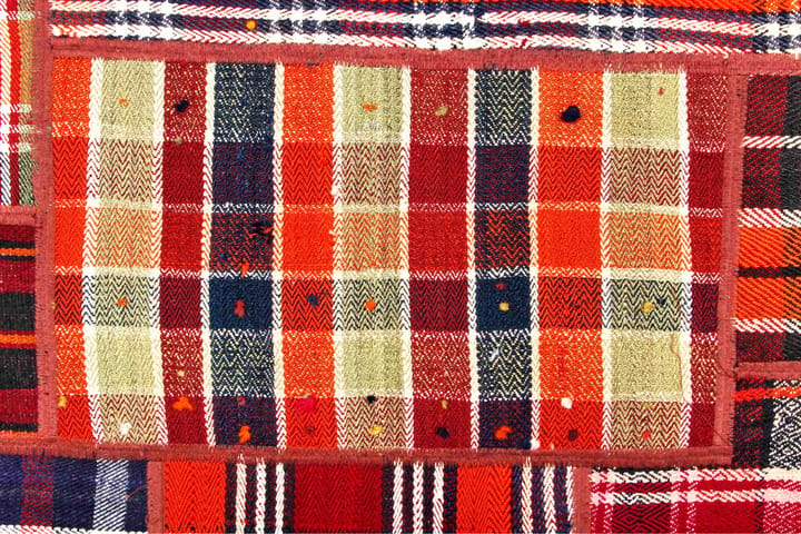 Käsinsolmittu Persialainen matto Tilkku 164x236 cm - Monivärinen - Kodintekstiilit & matot - Matto - Itämainen matto - Patchwork-matto