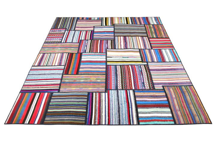 Käsinsolmittu Persialainen Matto Tilkku 170x232 cm - Monivärinen - Kodintekstiilit & matot - Matto - Itämainen matto - Patchwork-matto