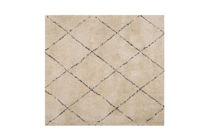 Matto Abhijay 200x200 cm - Beige - Kodintekstiilit & matot - Matto