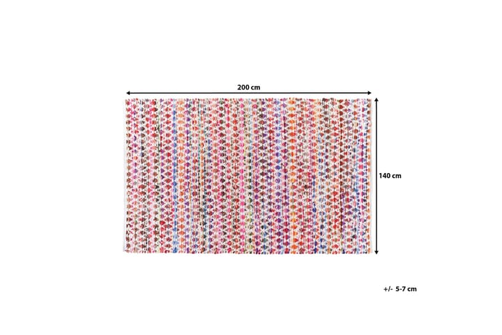 Matto Arakli 140x200 - Monivärinen - Kodintekstiilit & matot - Matto