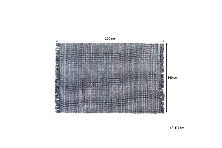 Matto Besni 140x200 cm - Harmaa - Kodintekstiilit & matot - Matto