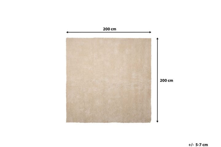 Matto Cefny 200x200 cm - Beige - Kodintekstiilit & matot - Matto