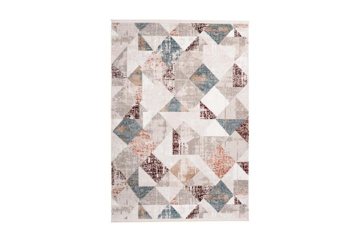 Matto Coulia By Harmaa/Roosa 80x150 cm - D-Sign - Kodintekstiilit & matot - Matto - Itämainen matto - Patchwork-matto