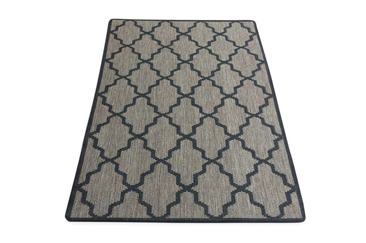 Matto Sisal 160x230 - Ruskea/Musta - Kodintekstiilit & matot - Matto