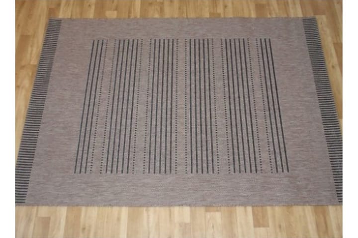 Matto Sisal 200x290 - Musta/Beige - Pyöreät matot - Käsintehdyt matot - Yksiväriset matot - Kumipohjamatot - Matto - Pienet matot - Iso matto