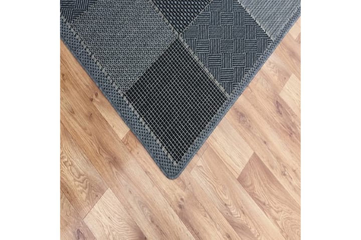 Matto Sisal 200x290 - Musta/Harmaa - Kodintekstiilit & matot - Matto - Iso matto