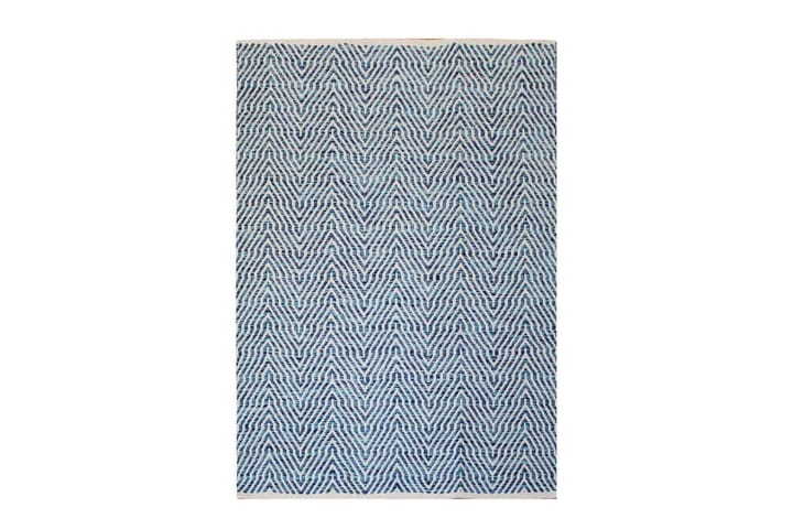 Matto Tureten Mor 80x150 cm Sininen - D-Sign - Pyöreät matot - Käsintehdyt matot - Yksiväriset matot - Kumipohjamatot - Matto - Pienet matot - Iso matto