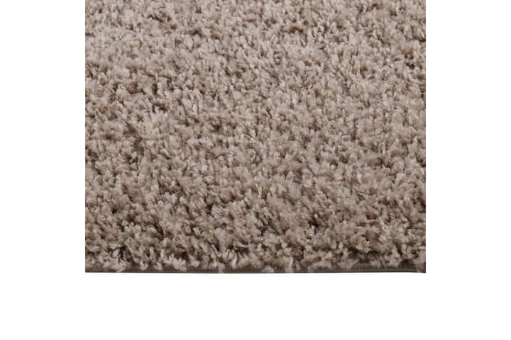 beBasic Pörrömatto korkeanukkainen beige 160x230 cm - Beige - Pyöreät matot - Käsintehdyt matot - Nukkamatto - Yksiväriset matot - Kumipohjamatot - Pienet matot - Iso matto