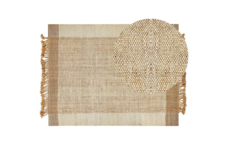 Juuttimatto Dedemli 160x230 cm - Beige - Kodintekstiilit & matot - Matto - Moderni matto - Juuttimatto & Hamppumatto