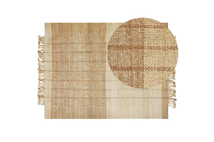 Juuttimatto Karkin 160x230 cm - Beige - Kodintekstiilit & matot - Matto - Moderni matto - Juuttimatto & Hamppumatto