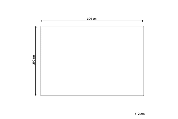 Juuttimatto Ziarat 200x300 cm - Beige - Kodintekstiilit & matot - Matto - Moderni matto - Juuttimatto & Hamppumatto