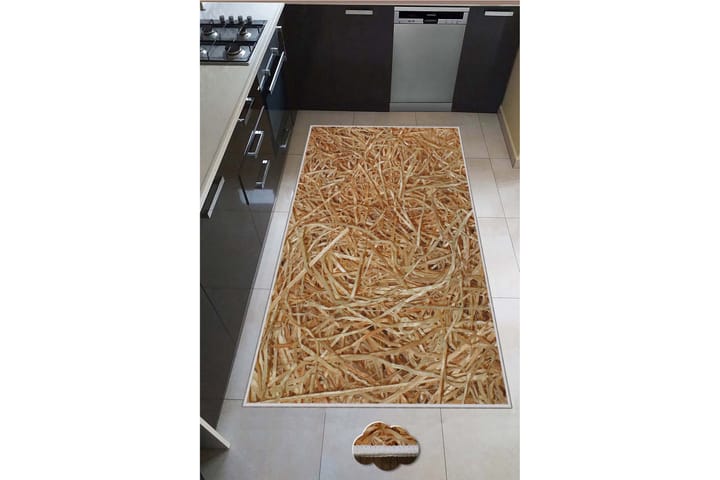 Käytävämatto Nobuyuki 80x150 cm Suorakaide - Monivärinen - Käytävämatto - Yksiväriset matot - Kumipohjamatot - Pyöreät matot - Käsintehdyt matot - Pienet matot - Iso matto
