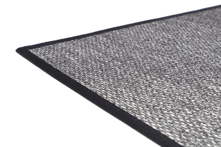 Matto Aho Pyöreä 133 cm Musta - VM Carpet - Käytävämatto - Yksiväriset matot - Kumipohjamatot - Pyöreät matot - Käsintehdyt matot - Pienet matot - Iso matto