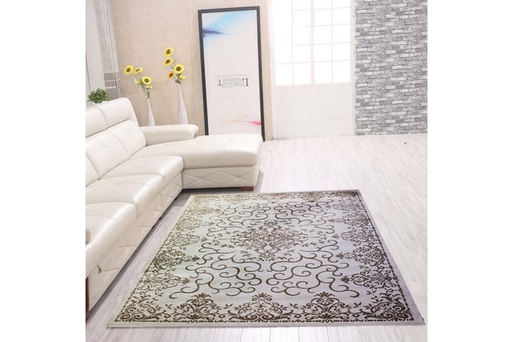 Matto Diamond Ruskea/Kerma 160x230 - Pierre Cardin - Kodintekstiilit & matot - Matto - Moderni matto - Wilton-matto