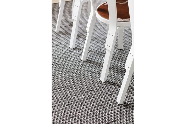 Matto Honka 80x250 cm Mustavalkoinen - VM Carpet - Kodintekstiilit & matot - Matto - Tasokudotut matot