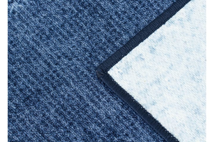 Matto Trendy 160x230 cm Sininen - Sininen - Käytävämatto - Yksiväriset matot - Kumipohjamatot - Pyöreät matot - Käsintehdyt matot - Pienet matot - Iso matto