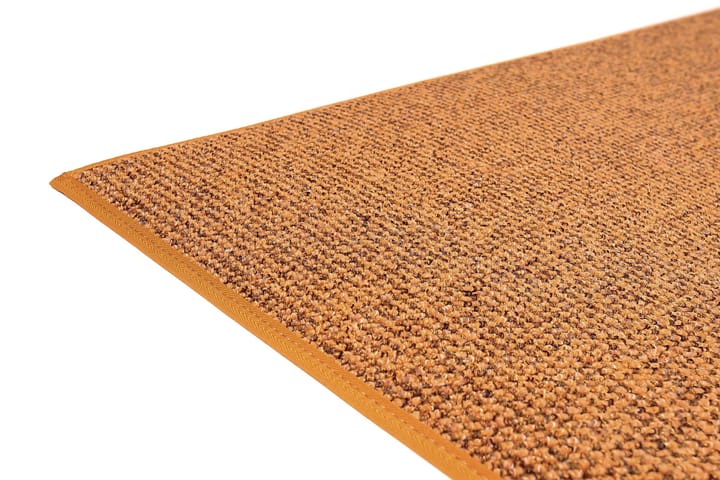 Matto Tweed 80x200 cm Keltainen - VM Carpet - Käytävämatto - Yksiväriset matot - Kumipohjamatot - Pyöreät matot - Käsintehdyt matot - Pienet matot - Iso matto