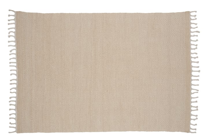 Loke Villamatto 160x230 cm Suorakulmainen - Beige - Kodintekstiilit & matot - Matto - Moderni matto - Villamatto