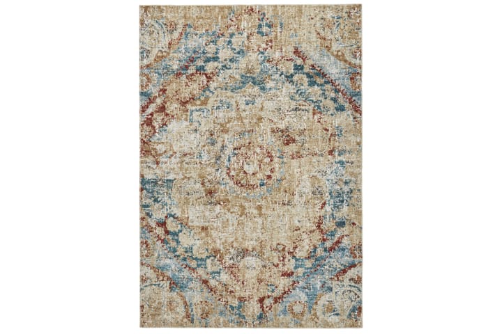 Matto Vintage Leah 133x190 cm - Hestia - Pyöreät matot - Käsintehdyt matot - Wilton-matto - Yksiväriset matot - Kumipohjamatot - Kuviollinen matto & värikäs matto - Pienet matot - Iso matto