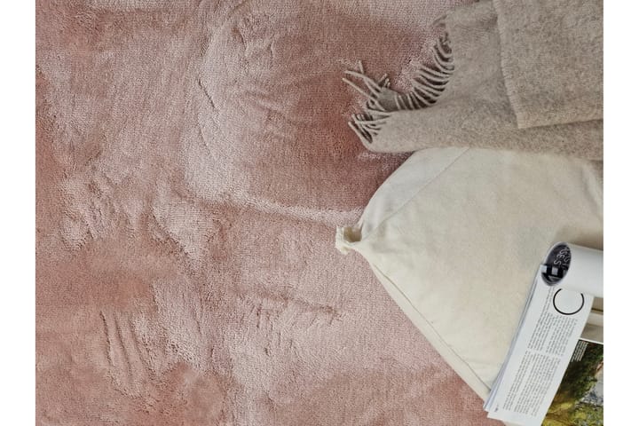 Cozy Dusty Pink Rund 120 - Kodintekstiilit & matot - Matto - Moderni matto - Nukkamatto