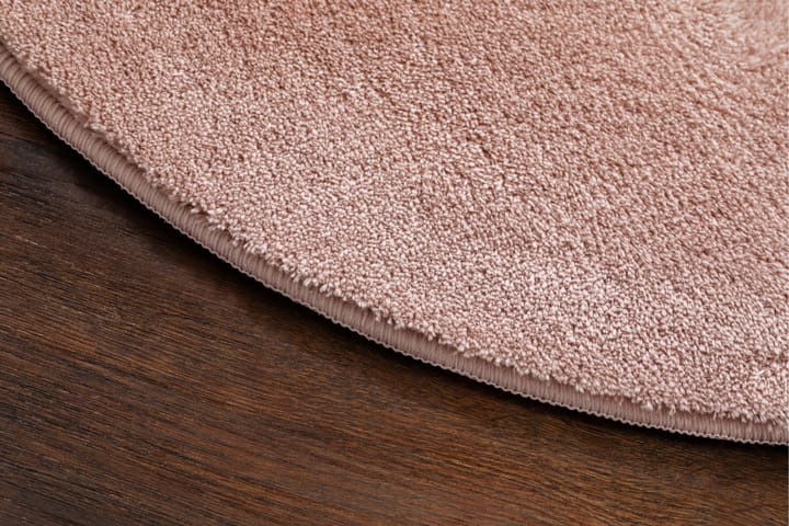 Cozy Dusty Pink Rund 120 - Kodintekstiilit & matot - Matto - Moderni matto - Nukkamatto