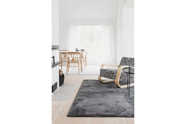 Matto Silkkitie 80x200 cm Tummanharmaa - VM Carpet - Kodintekstiilit & matot - Matto - Moderni matto - Nukkamatto