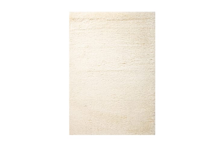 Matto Vellosa 160x230 cm Valkoinen - Pyöreät matot - Käsintehdyt matot - Nukkamatto - Yksiväriset matot - Kumipohjamatot - Pienet matot - Iso matto
