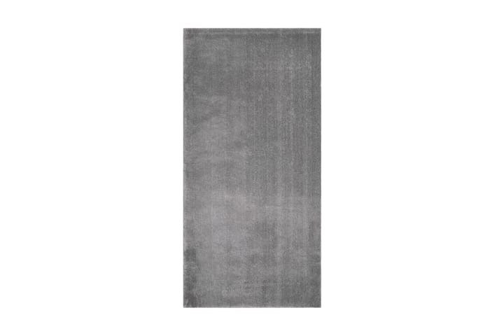 Nukkamatto Sheraton 80x180 cm Harmaa - Harmaa - Pyöreät matot - Käsintehdyt matot - Nukkamatto - Yksiväriset matot - Kumipohjamatot - Pienet matot - Iso matto