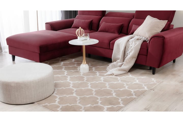 Pehmolevy Elsher 150x80 cm - Beige - Kodintekstiilit & matot - Matto - Moderni matto - Nukkamatto