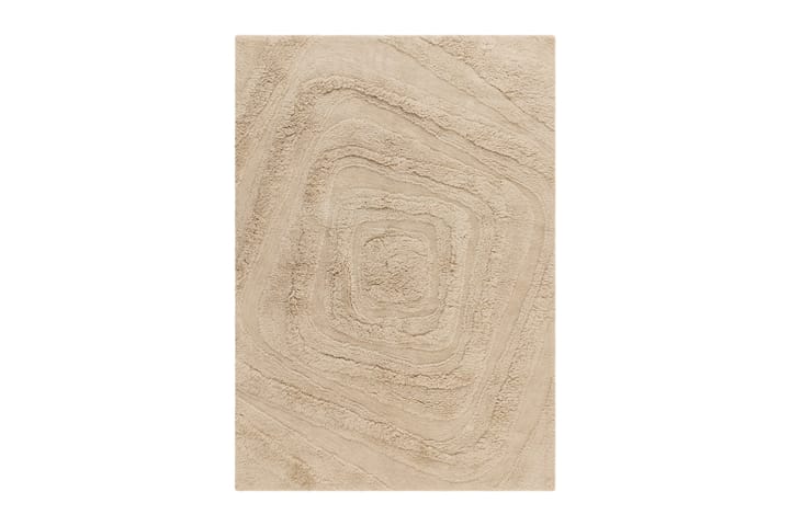 Pure Villamatto 170x240 cm Suorakaide - Beige - Kodintekstiilit & matot - Matto - Moderni matto - Villamatto