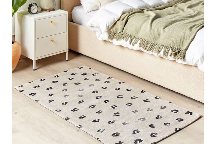 Puuvillamatto Afis 80x150 cm - Beige - Kodintekstiilit & matot - Matto - Moderni matto - Puuvillamatto