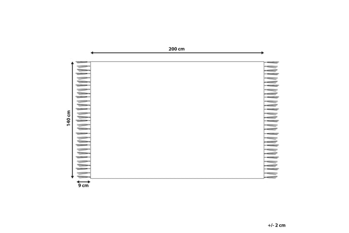 Puuvillamatto Aksaray 140x200 cm - Beige - Kodintekstiilit & matot - Matto - Moderni matto - Puuvillamatto