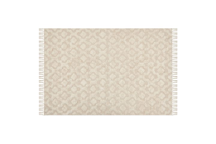 Puuvillamatto Aksaray 140x200 cm - Beige - Kodintekstiilit & matot - Matto - Moderni matto - Puuvillamatto