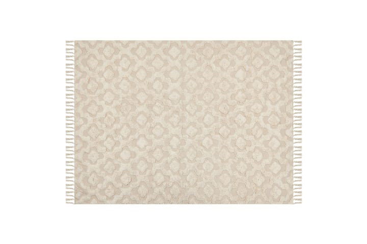 Puuvillamatto Aksaray 160x230 cm - Beige - Kodintekstiilit & matot - Matto - Moderni matto - Puuvillamatto