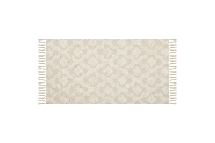 Puuvillamatto Aksaray 80x150 cm - Beige - Kodintekstiilit & matot - Matto - Moderni matto - Puuvillamatto